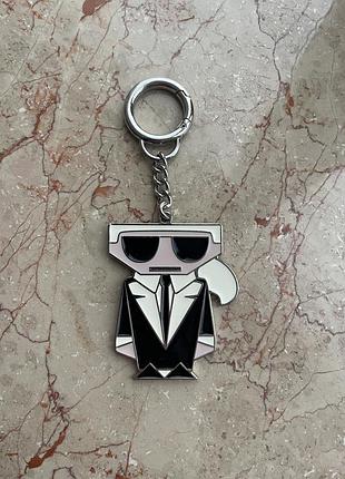 Karl lagerfeld металевий брелок для ключів