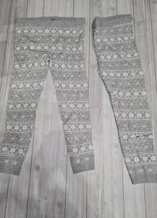 Вязані жіночі лосіни з орнаментом батал esmara німеччина5 фото
