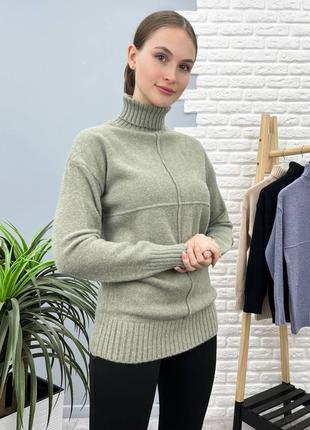 Жіночий теплий зимній ❄️ зимовий светр гольф під горло