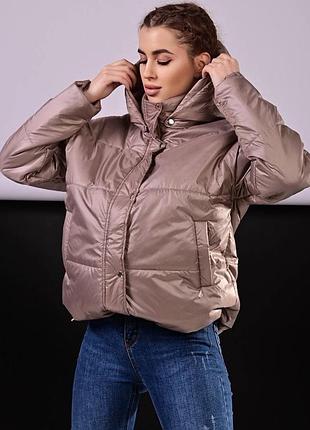 ▪️куртка жіноча | єврозима | капучино