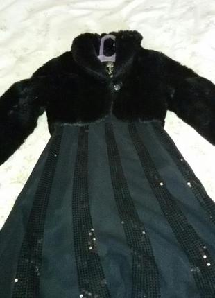 Вечернее  шикарное  платье  для  девочки с болеро2 фото