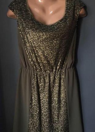Шикарное платье с пайетками