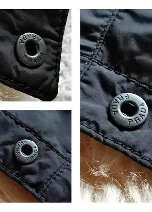 Капюшон болониевый prada капюшон для куртки на кнопках4 фото
