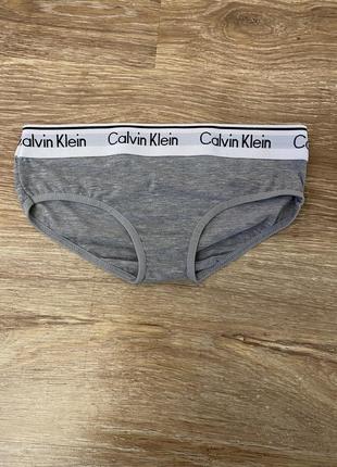 Кдасні, трусики, котонові, більш підходять, на дівчинку, 10 років, сірого кольору, від бренду: calvin klein 🌹