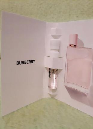 Burberry her edp💥оригинал миниатюра пробник mini spray 1,5 мл книжка4 фото