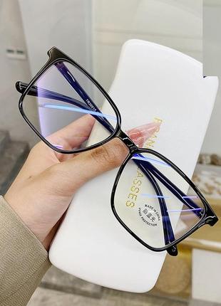 4-115 окуляри для іміджу з прозорою лінзою оправа очки для имиджа с прозрачной линзой