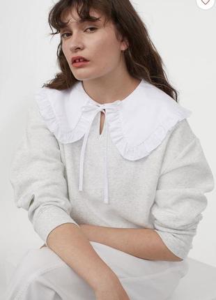 Кофта свішот h&m з коміром xs-s