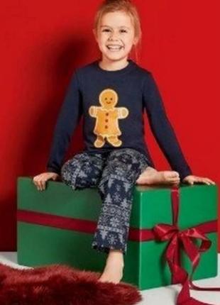 Новорічна піжама lupilu 1-2 роки