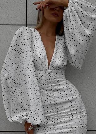 Легка романтична сукня біла2 фото