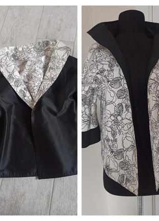 Двухсторонний укороченный пиджак, болеро