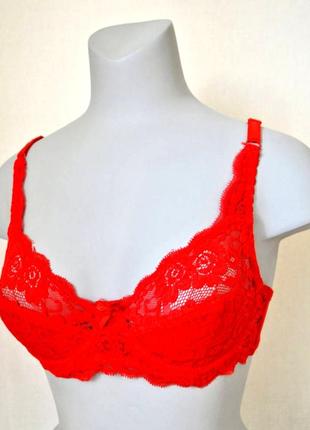 Бюстгальтер кружевной anfen с специальной фиксацией чашка с об.75 80