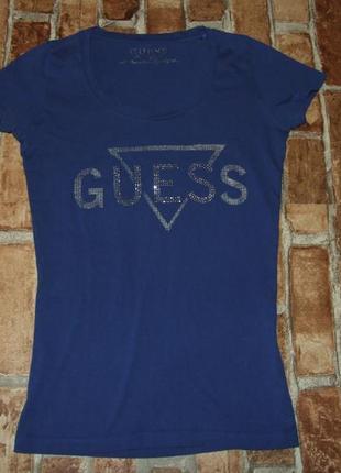 Хлопковая стильная футболка девочке 13 - 14 лет guess