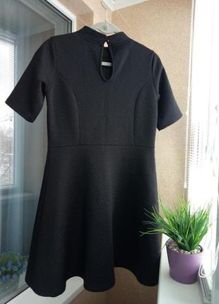 Стильное фактурное черное платье/свитшот по фигуре2 фото