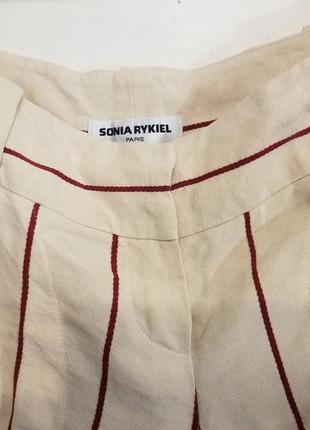 Брюки sonia rykiel лен.2 фото