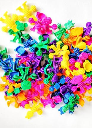 Конструктор пластиковий звірі 2