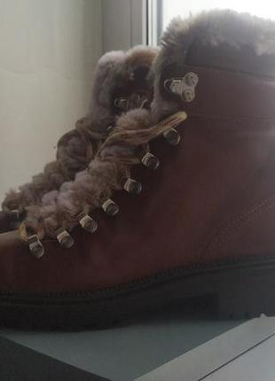 Кожаные ботинки евро / деми