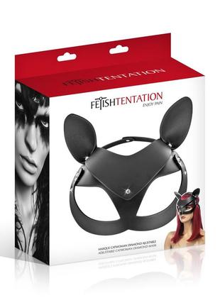 Маска кошки fetish tentation adjustable catwoman diamond mask3 фото