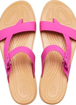 Сандалі crocs tulum toe, w7, w92 фото