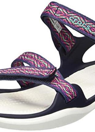 Сандалии crocs swiftwater р. w4-22см. оригинал