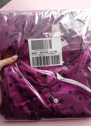 Victoria´s victorias secret виктория сикрет сатиновая пижама, комплект для сна satin long pajama set4 фото