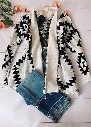 Кардиган в модний принт { кофта}