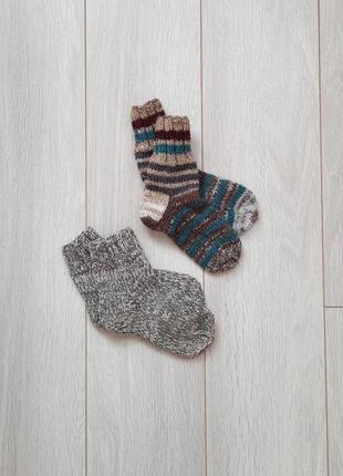 Дитячі в'язані шкарпетки
handmade