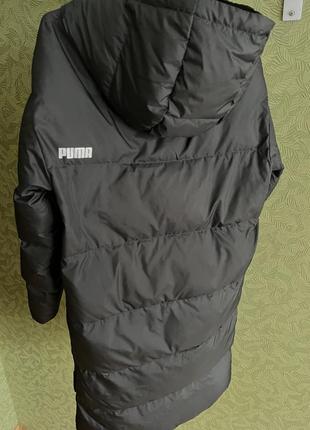 Об’ємний довгий пуховик від puma