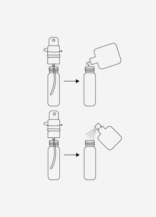 Мини-флакон для духов с пульверизатором4 фото