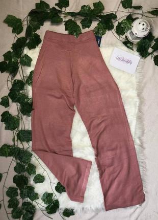 Трикотажні штани кюлоти теплі штани zara