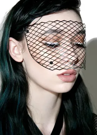Маска на лицо bijoux indiscrets виниловая, клеевое крепление, без завязок карнавальная