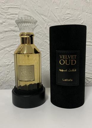 Парфумована вода  lattafa velvet oud 100 ml оае tom ford omber leather