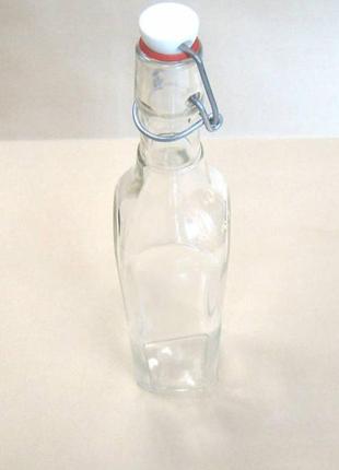 Пляшка з бугельним корком скло — 0,5 літра пляшка штоф для напоїв олії оцту3 фото