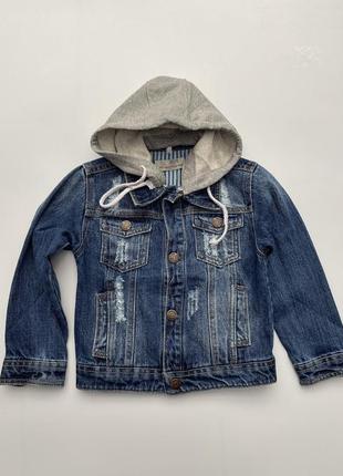 Джинсовый пиджак для мальчиков р.104-140