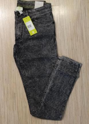 Оригинал джинсы женские супер слим adidas neo чёрные. размер 28, 293 фото