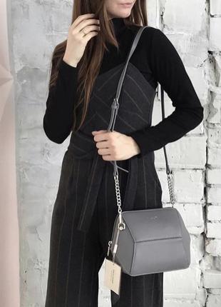 Сумка на длинной ручке cross-body сумочка трендовая и стильная кроссбоди david jones