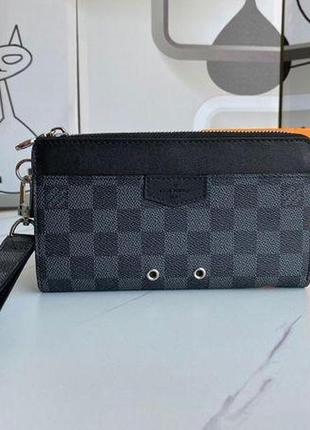 Чоловічий брендовий клатч (690037) сірий