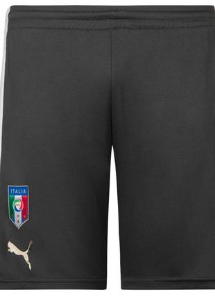 Оригінал футбольні шорти підліткові чорні italien puma. розмір xs