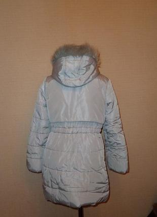 Куртка, пальто tu на 9-10 лет подкладка-мех-это силикон3 фото