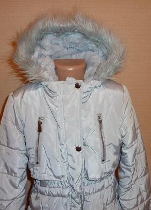 Куртка, пальто tu на 9-10 лет подкладка-мех-это силикон5 фото