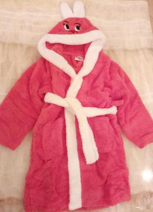 Дитячий махровий халатик ,5-6 років,туреччина