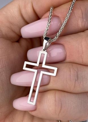 Срібний універсальний хрестик