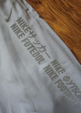 Спортивные штаны на микрофлисе nike f.c. football pants - grey5 фото