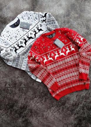 Новорічний светр з оленями 🦌6 фото