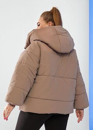 Зимова жіноча куртка oversize6 фото