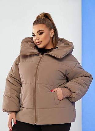 Зимова жіноча куртка oversize5 фото