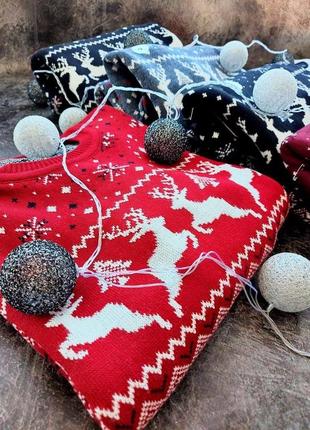 Новорічний светр з оленями 🦌