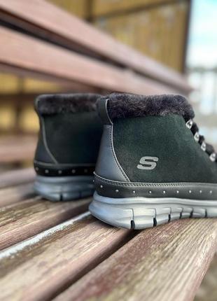 Зимові черевики skechers /сша/, водонепроникні, антиковзаючий хід6 фото
