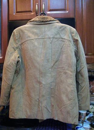 Вельветовый жакет френч полупальто  куртка на синтепоне dannimas англия5 фото