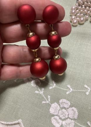 Клипсы серьги винтаж