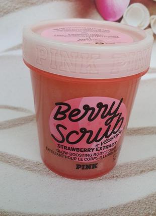 Скраб для тіла victoria's secret pink superfruit body scrubs4 фото
